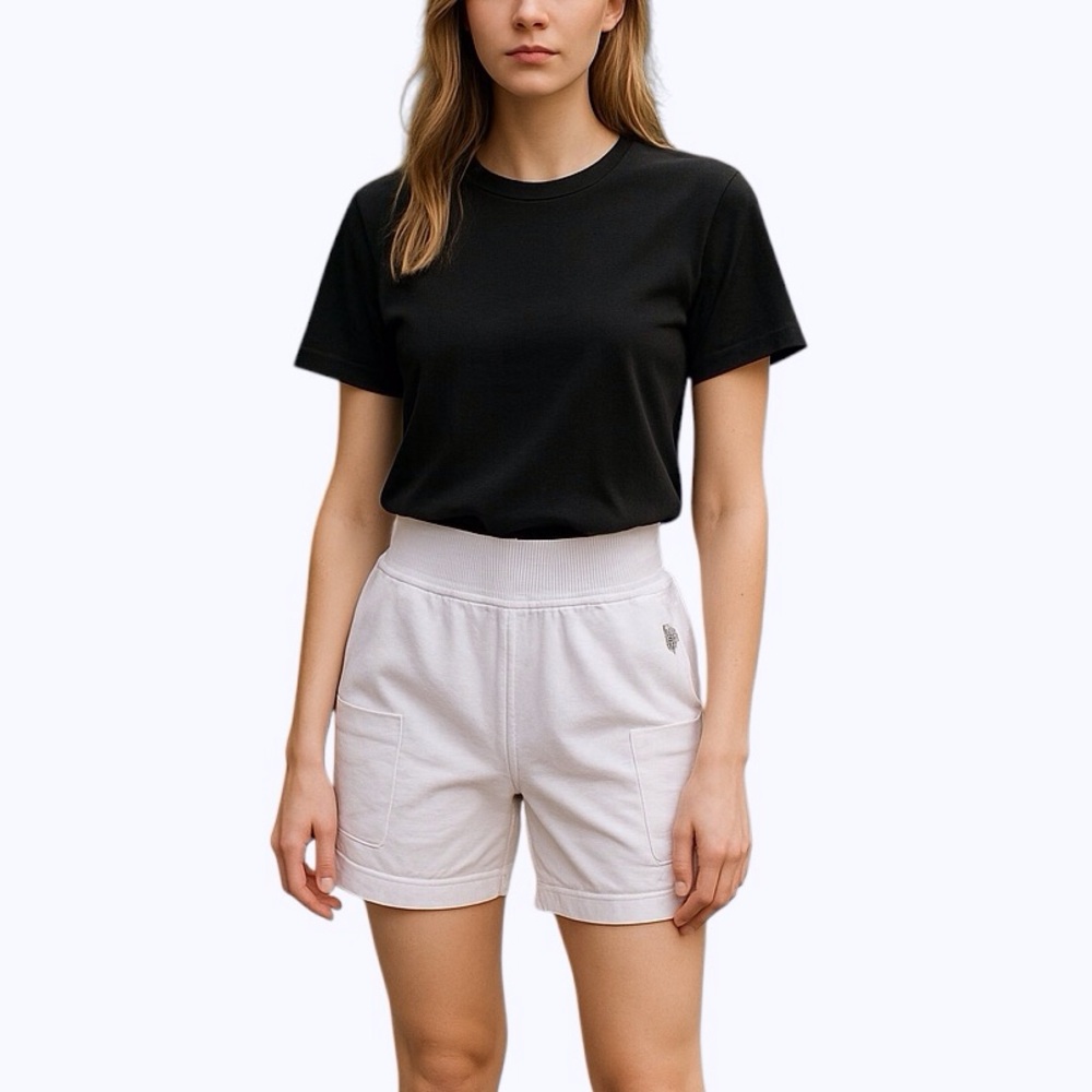Free People Movement Good Karma Tennis Shorts Women Color White Size M/L